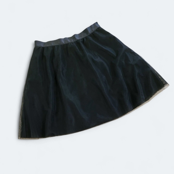 Gianni Bini Black Tulle Skirt Size Large Tutu Ballet core Whimsigoth - Picture 1 of 14